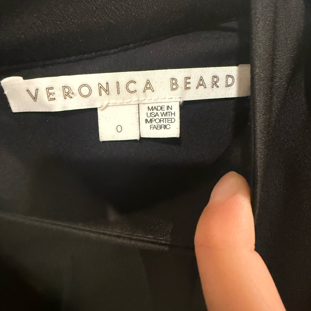 Veronica Beard Kavia Jumpsuit Black Size 0 Long Sleeve - Picture 8 of 12